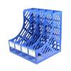 Desk File Shelf Quadruple Plastic Bookshelf Student File Organizer File Box Office Supplies Storage