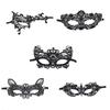 RICISUNG Theater Lace Eye Mask Sexy of Venetian Eye Mask Lace Venetian Mask Eye Mask Sexy Cosplay Costume Mask Openwork Black Sexy Halloween School