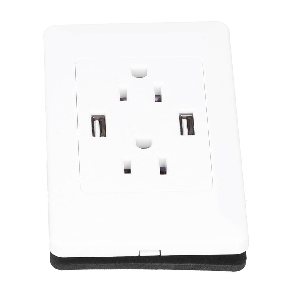 15A Wall Outlet Intelligent Electrical Socket Panel Concealed Installation