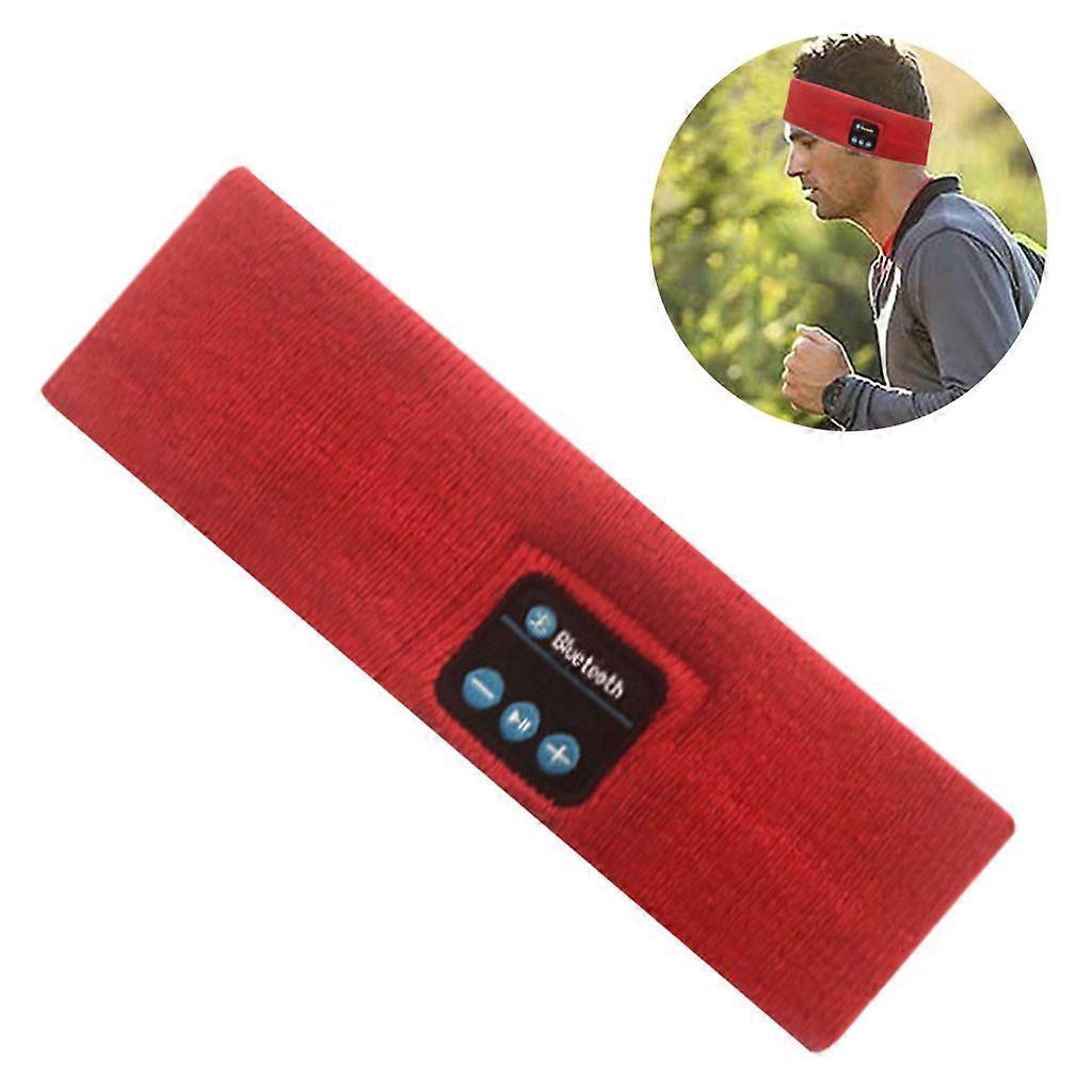 Wireless Sports Headband Headphones: Bluetooth, HD speakers, washable for side sleepers
