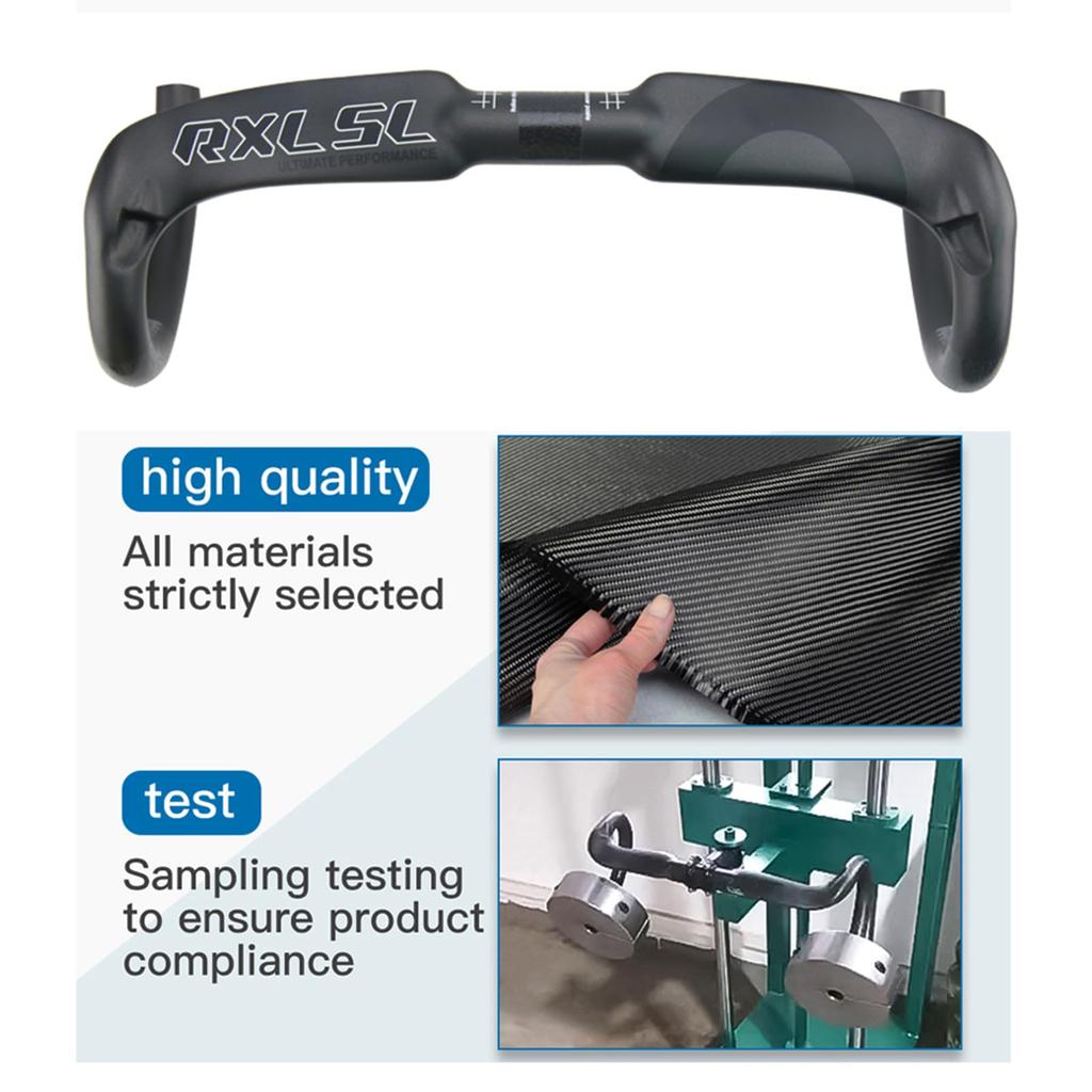 Road Bike Carbon Handlebars 400 RXL SL Carbon Drop Handlebars 31.8 UD Matte