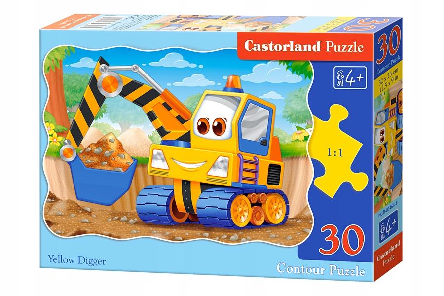 Puzzle 30 pieces B-03464-1 Yellow Digger