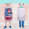 Robot Halloween Cosplay Costume Unisex Polyester Creative Design For Adults Kids Party