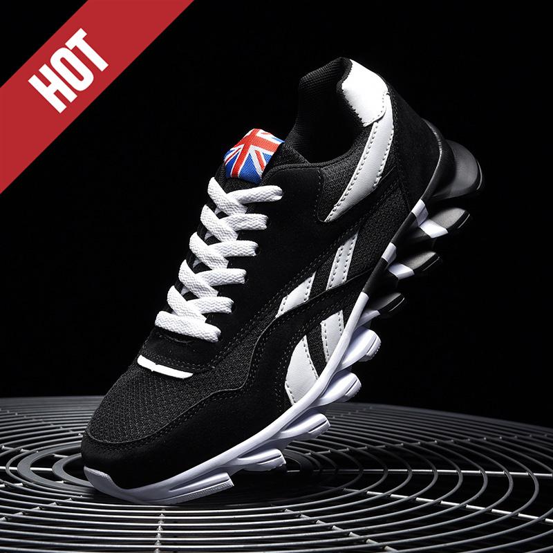 Blade Men Sports Running Shoes Marathon Air Cushion Breathable Lightweight Mens Outdoor Hiking Athletic Nonskid Sneakers Jogging