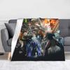 Вязаный плед по игре Dota Пушистый плед Декор для кровати и дивана Ультрамягкое теплое покрывало