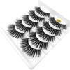 Eye Makeup Fluffy Wispy Flared Eye Lash Extension Crisscross 3D Faux Mink Hair False Eyelashes