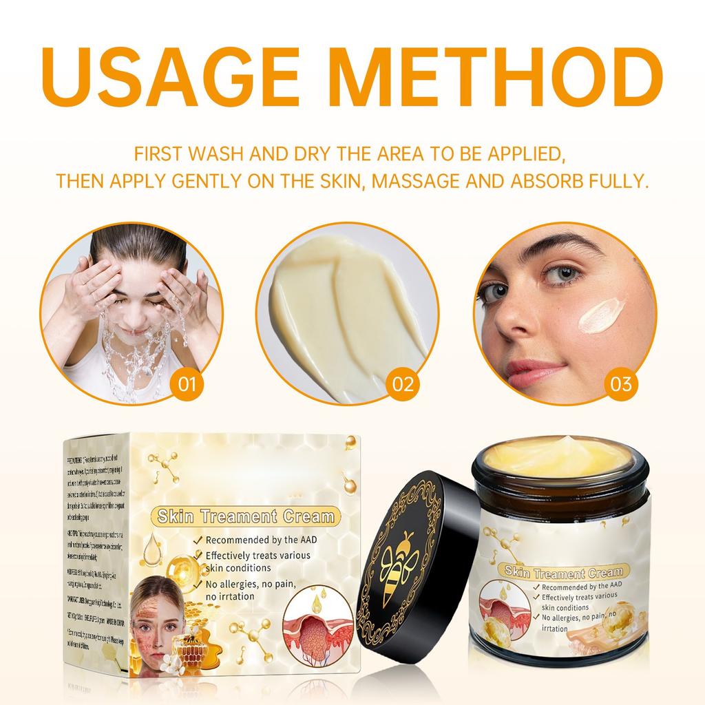 Крем для кожи пчелиного происхождения, крем для кожи пчелиного происхождения, крем для кожи всего тела, натуральный крем для кожи пчелиного происхождения для всех типов кожи