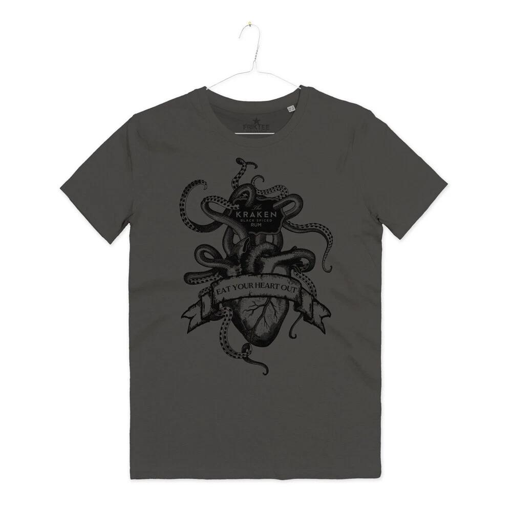 Kraken Rum Pirates Pirates Rum Label Octopus Heart T-Shirt