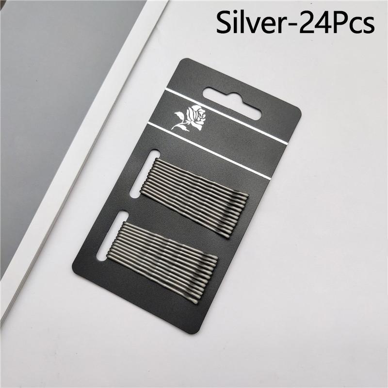 24 шт. женские невидимые заколки для волос украшения для волос заколки для волос вьющиеся волнистые Свадебная вечеринка повседневное использование