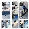 Чехол для телефона iPhone 17 Air 16 15 14 11 12 13 Pro MAX Plus с изображением катания на лыжах, снега, сноуборда, лыж coque Cover Shell