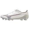 Mizuno Футбольные бутсы Alpha FG для твердого грунта Мужские футбольные бутсы Белые P1GA236509