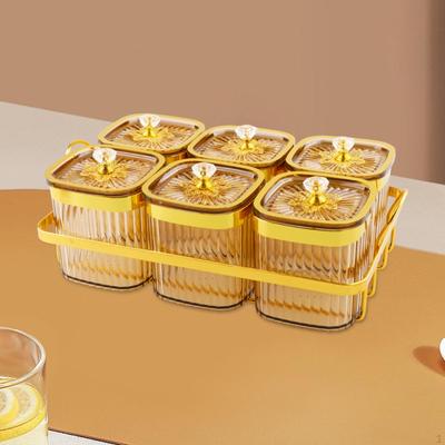 Тарелка с сухофруктами, поднос для закусок, скандинавские раздельные блюда, блюдо для конфет и орешков с крышкой