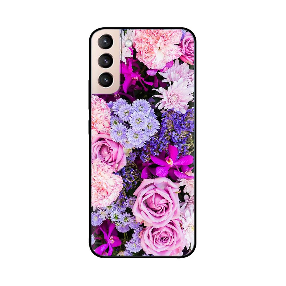 Для Samsung Galaxy S21 Plus Чехол S21 ULTRA Сердце-Бабочка Фунда Для Samsung S21 FE Чехол S 21 Защита Жидкий Силиконовый Чехол