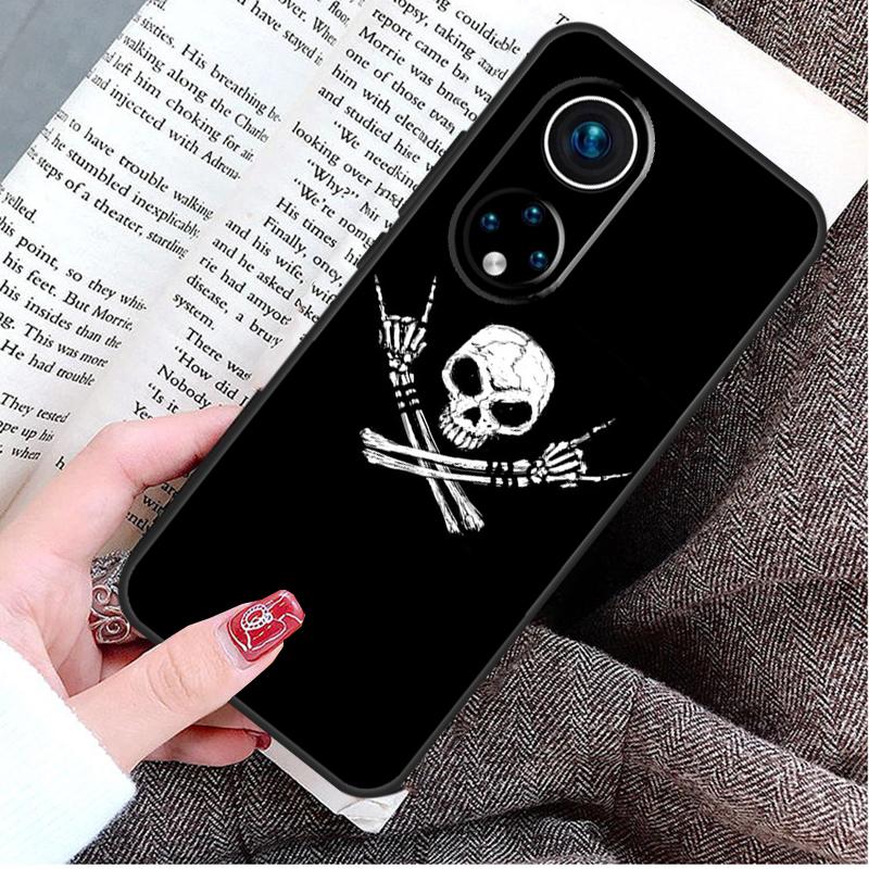 Чехол Скелет Средний палец Для Honor Magic 8 7 6 Pro Honor X9d X9c X9b X9a X8b X8c Win 50 70 90 200 400 Lite Обложка