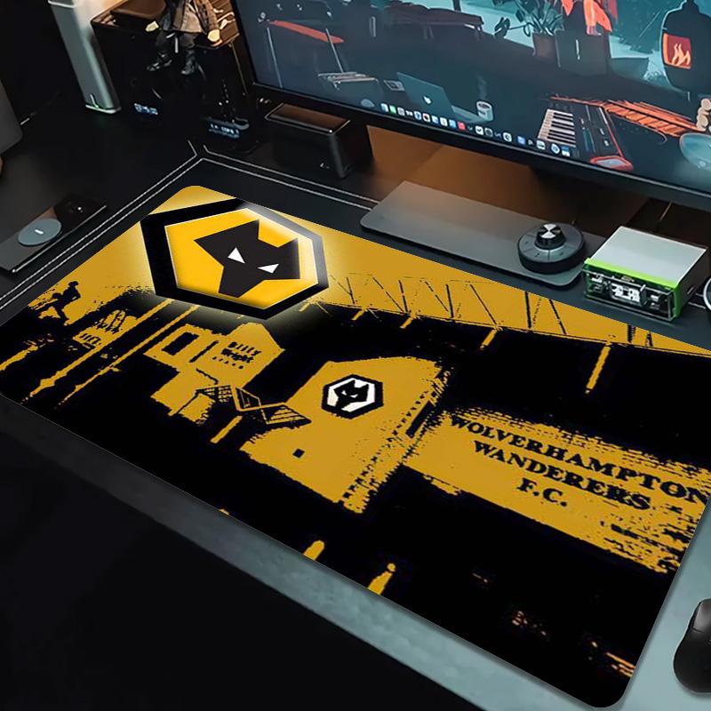 Wolves FC Color Mouse Pad Large Gaming Table Cushion Non-slip Laptop Tablet Big Mousepad XXL Mat Mini PC Playmat With Lock edge