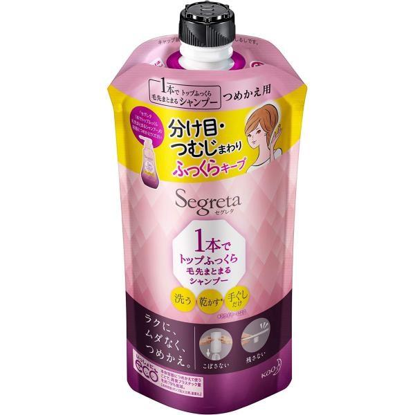 Kao Segreta One Product Finish Shampoo Bottle 360ml Refill 285ml