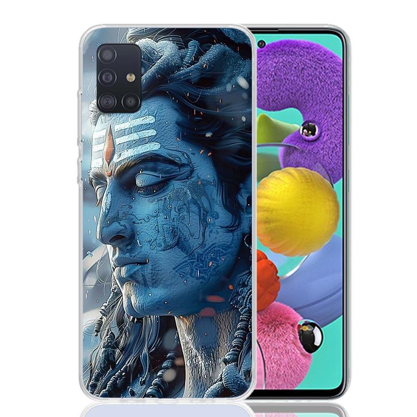 Lord Shiva Hindu God Buddha India Phone Case For Samsung Galaxy A52 A32 A22 A12 A02S A50S A30S A51 A31 AA71 Note 20 Ultra 10 S10