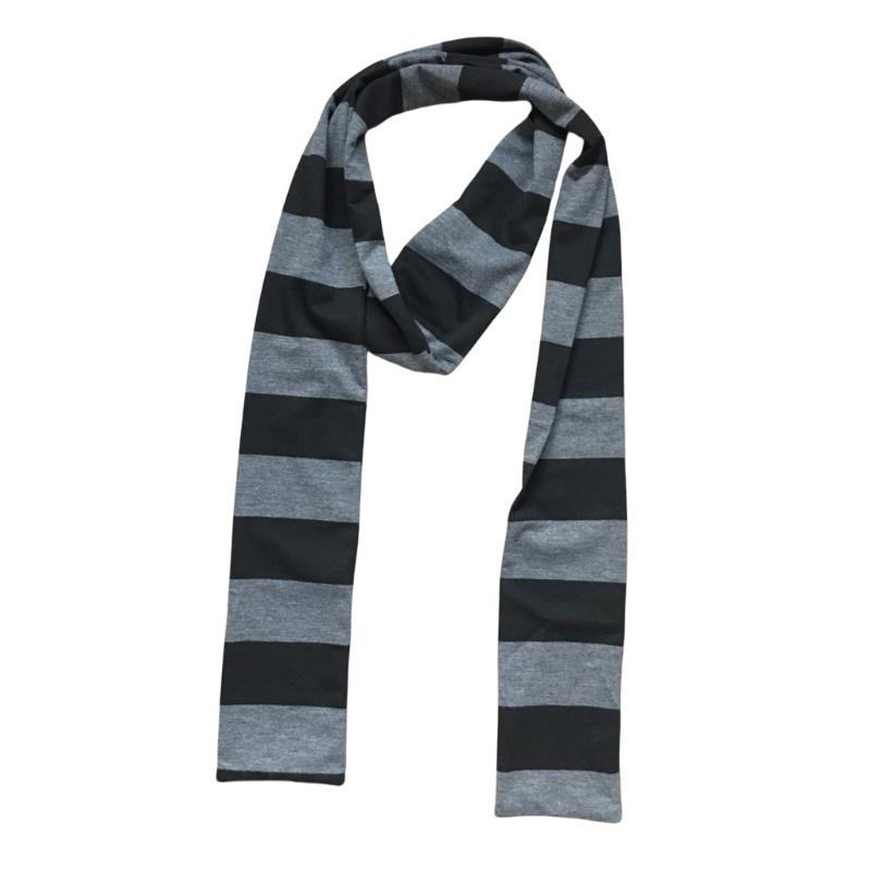 Stripe Scarf Neck Warmer Japanese Skinny Scarf All Matching Cosplay Accessory Drop Shipping