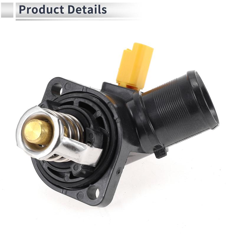 X Autohaux Engine Coolant Thermostat Housing Assembly for Peugeot 1007 2005-2017