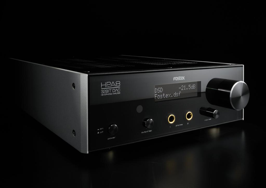 Усилитель для наушников FOSTEX, 32-битный преобразователь, совместимый с высоким разрешением, встроенный ЦАП HP-A8