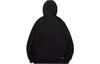 Li Ning Badminton Collection Cardigan Hooded Fleece Lined Sweatshirt Men's Black AWDTD77-1