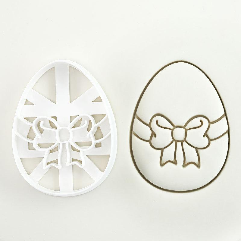 Easter Cookie Cutter Rabbit Mold Stamp Kids Easter Party Bunny Embosser Biscuit Mold Baking Tool Easter Decorations Supplies