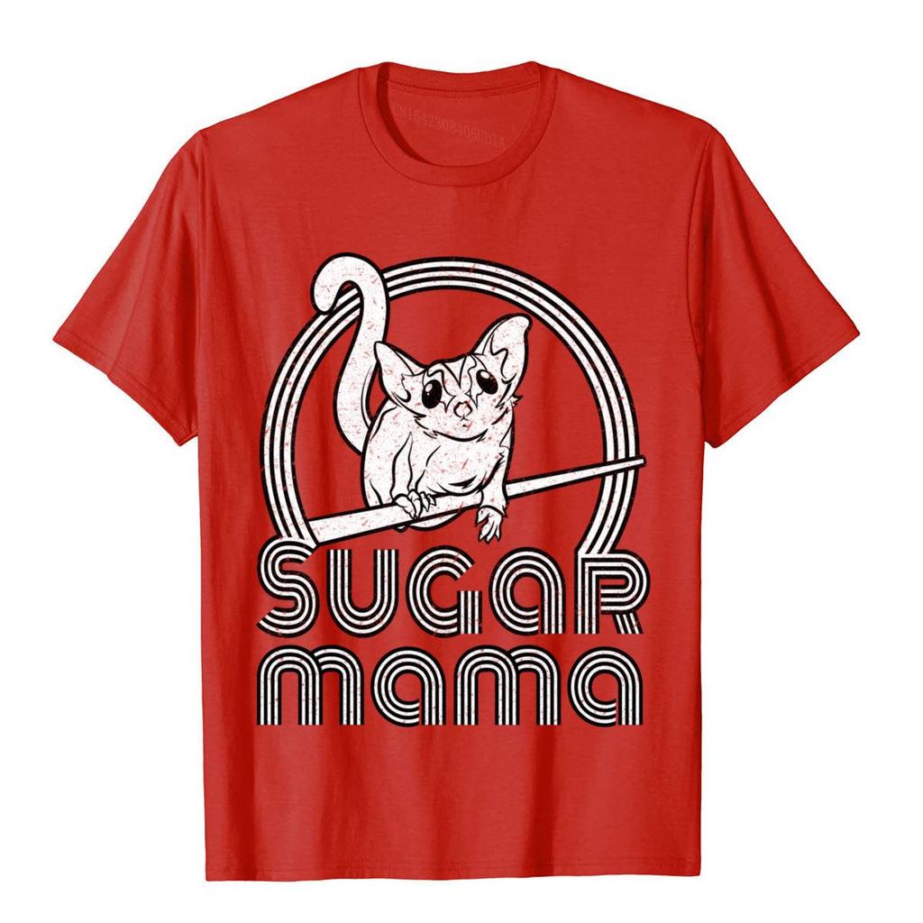 Sugar Mama Funny Sugar Glider Shirt For Sugar Glider Moms Cotton Men T Shirt Slim Fit Tops Shirts Brand New Normcore