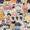 Haikyu Stickers Set of 75 Stickers Goods Waterproof Stickers Goods Laptop Stickers Cute Bumper Stickers Moe Goods of Motorcycles, Bicycles, Luggage,