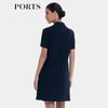 PORTS Women's Summer Commuter Shirt Collar Dress