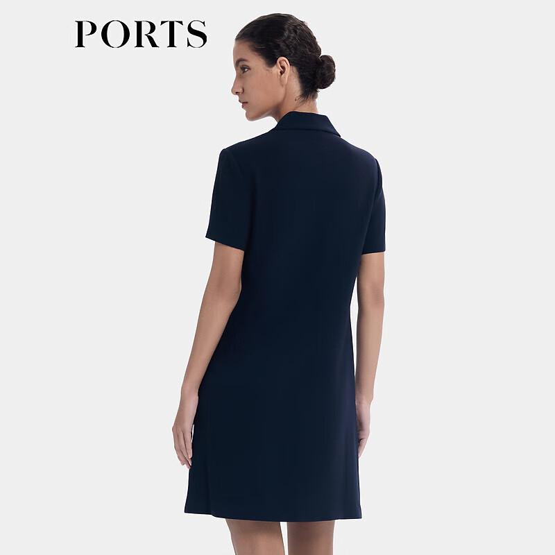 PORTS Women's Summer Commuter Shirt Collar Dress