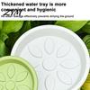 Nursery Pots for Green Plants Wavy Edge Planter with Saucer, Thickened Flower Pot Home Decor Drainage Holes, Modern Plant Indoor Outdoor Balcony