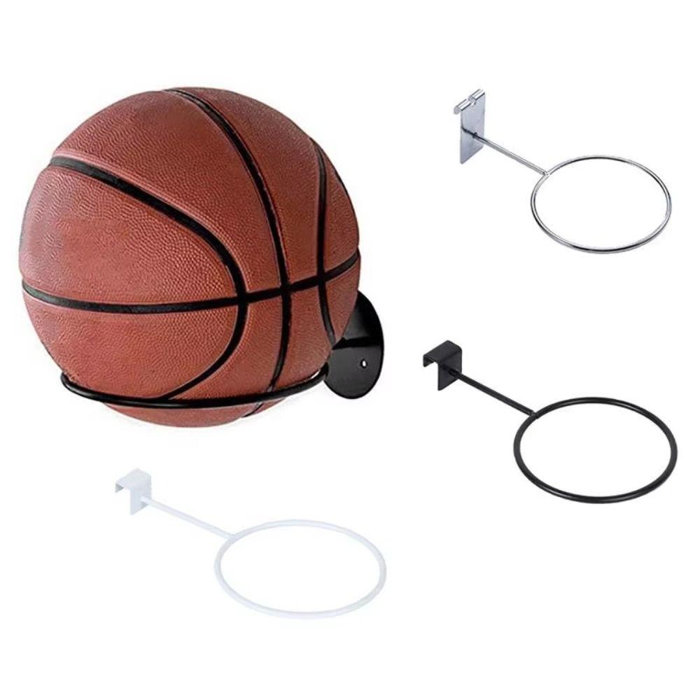 Wall Mounted Ball Storage Rack Hanging Design Hat Storage Holder Basketball Storage Rack Gym Room