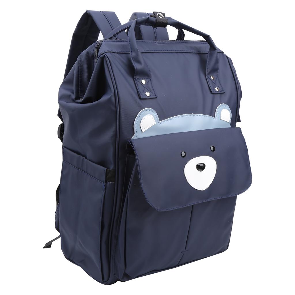 Многофункциональная детская сумка-рюкзак, вместительная сумка через плечо для матери и ребенка с ручкой(Военно-морской медведь )