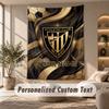 Tapestry Custom Name Text, Wall Hanging Tapestry Home Room DecorAthletic Bilbao FC