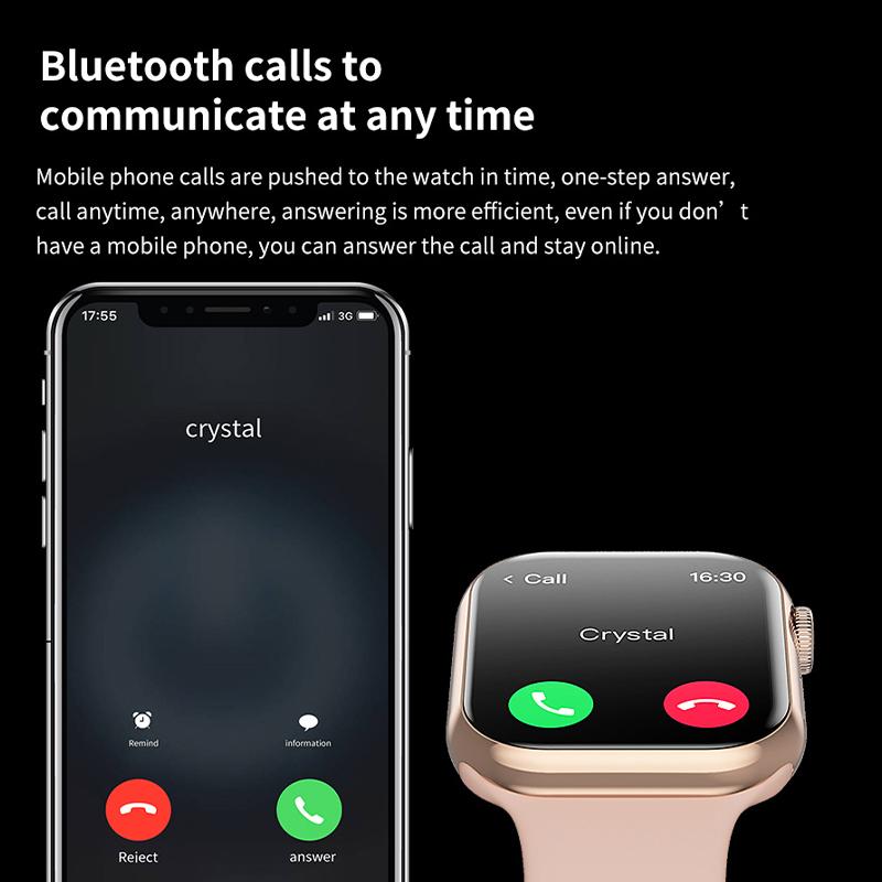 Смарт-часы для женщин Ultra Series 9, умные часы с NFC для мужчин, BT Call, водонепроницаемая, с беспроводной зарядкой, 2,05-дюймовый экран для часов 9