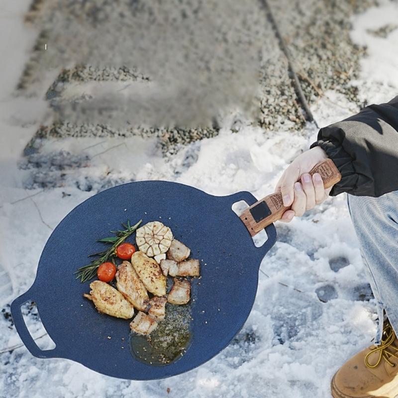 Портативные Легкие Ручки Жаропрочные Инструменты Грили Сковороды Безопасность Ручка для Жарки для Использования на Открытом Воздухе и в Помещении