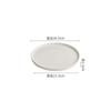 Relief Texture Ceramic Straight Edge Plate Restaurant Steak Plate Serving Plate Dessert Dim Sum Plates Specialty Tableware