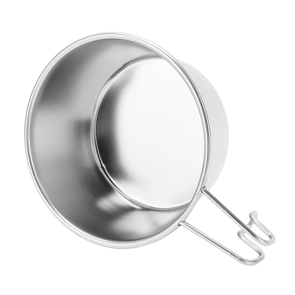 450 мл Кружка для кемпинга из нержавеющей стали Миска для кемпинга Штабелируемая Портативная Кружка для кемпинга для пеших походов