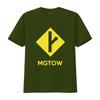 Mgtow Men Going Their Own Way Yellow Sign Arrow T Shirt vintage Washed Casual fashion Comfortable homme graphic Versatile