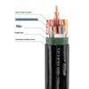 Guangzhou Zhujiang Flame Retardant YJV Copper Core Cable: 10-35 Sq WDZ-YJY, 3/4/5 Core National Standard