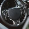 Ingenious-For Lexus RC 2015-2020 Carbon Fiber Car Steering Wheel Control Cover Trim Accessory For RC200T RC300 RC350