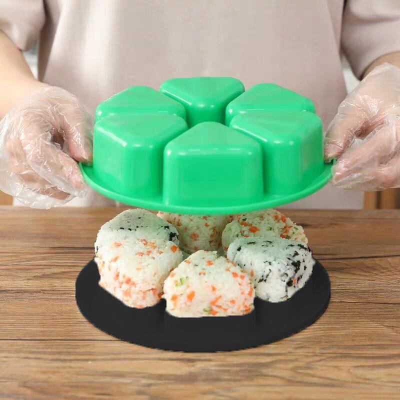 Diy Sushi Mold Lunch Triangle Rice Ball Lunch Box Onion Rice Ball Food Press Triangle Sushi Making Mold Sushi Set Kitchen Tools