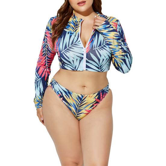 1 комплект летних бикини дышащих модных больших размеров с прозрачным принтом для женщин