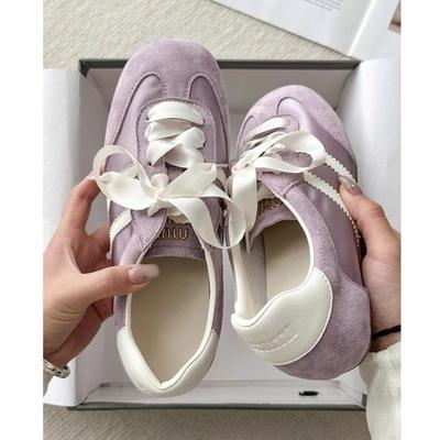 Балетки ретро на плоской подошве женские новая мода универсальные удобные легкие спортивные для отдыха