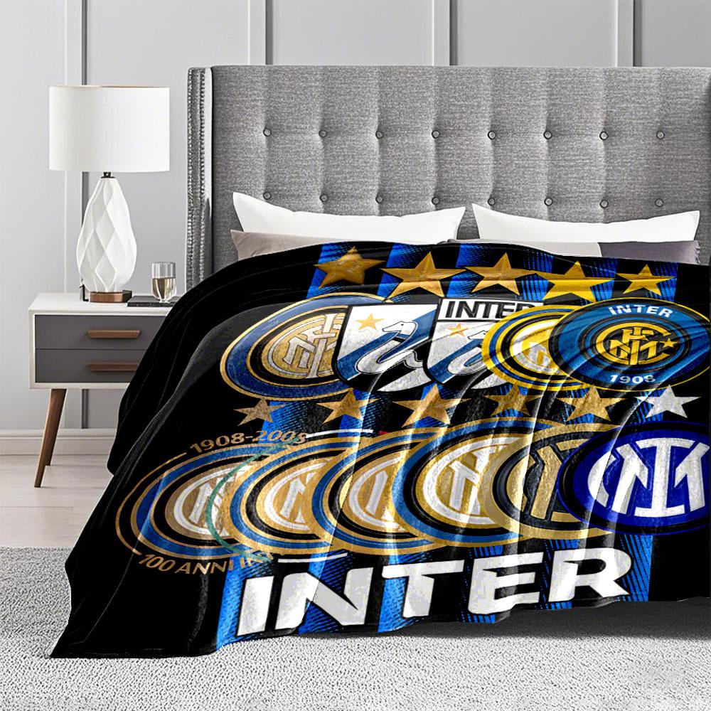 Inter Milan Logos Blanket for all seasons blanket lunch break throw gift