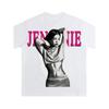 Летняя мода 2026 Модная футболка Оверсайз Хлопок Американский Винтаж Стритвир Круглый вырез Короткий рукав Футболка с цифровой прямой печатью Jennie Стритвир