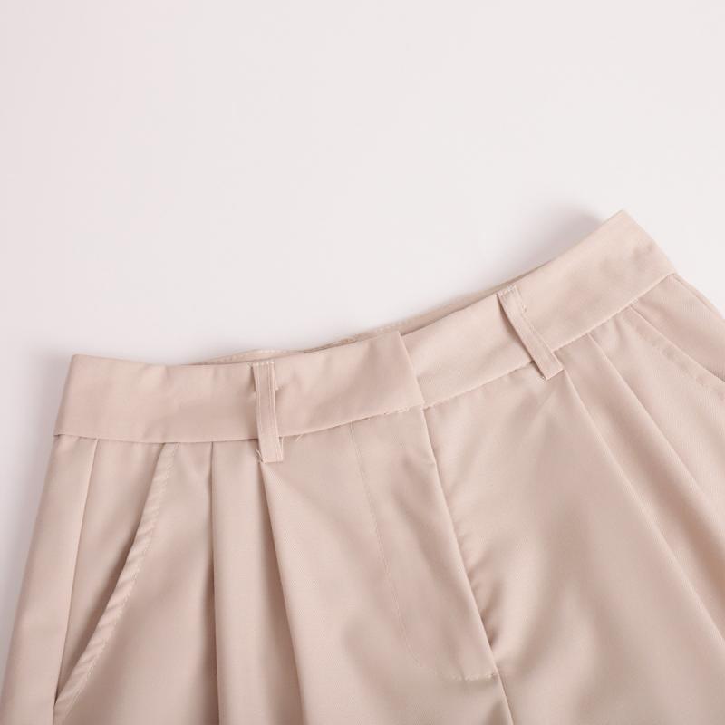 Летние новые шорты с высокой талией для женщин, повседневные свободные широкие однотонные шорты, женские короткие брюки, шорты Y2k Booty