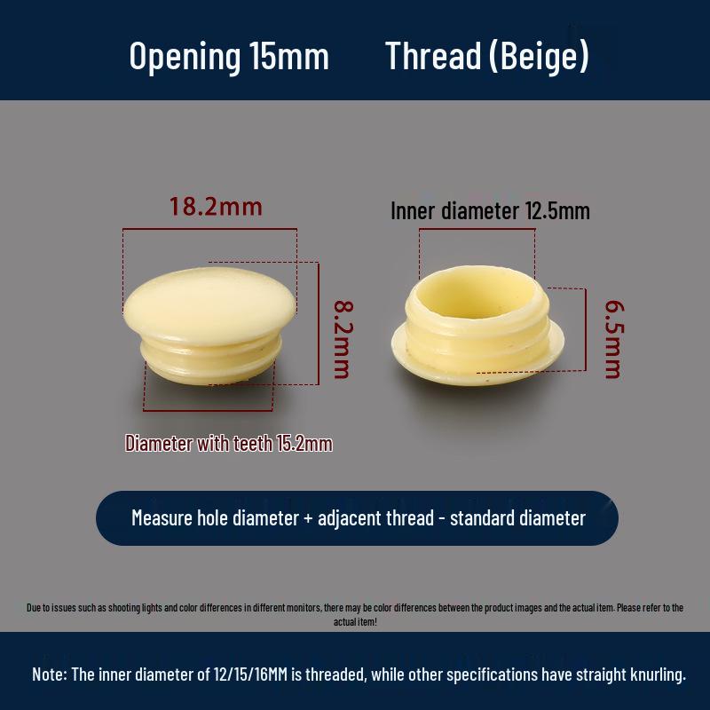 Универсальная круглая декоративная пластиковая заглушка для мебельных петель и отверстий под винты