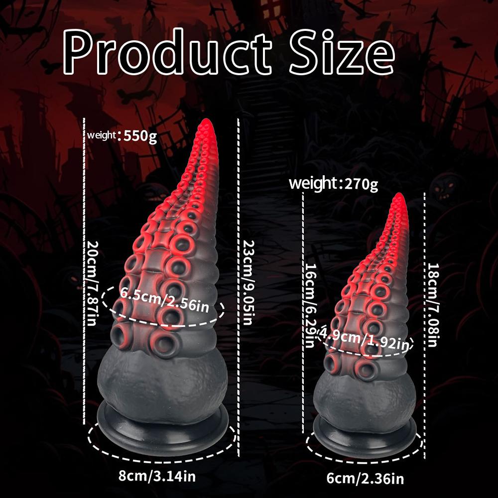 Драконья анальная пробка силиконовый G точка дилдо фэнтези монстр осьминог щупальце дилдо с сильной присоской, большой тренажер большой инопланетянин взрослая секс-игрушка