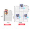 Card Album 4 Pocket Pages 50 Slots 400 Cards PU Leather Binder Collection